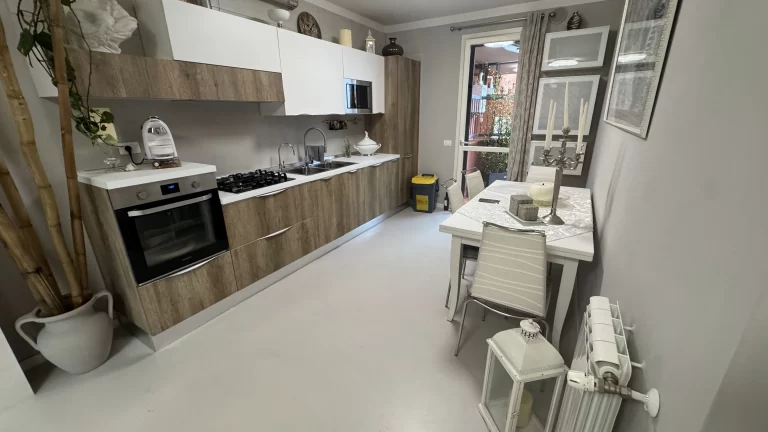 cucina moderna in microcemento