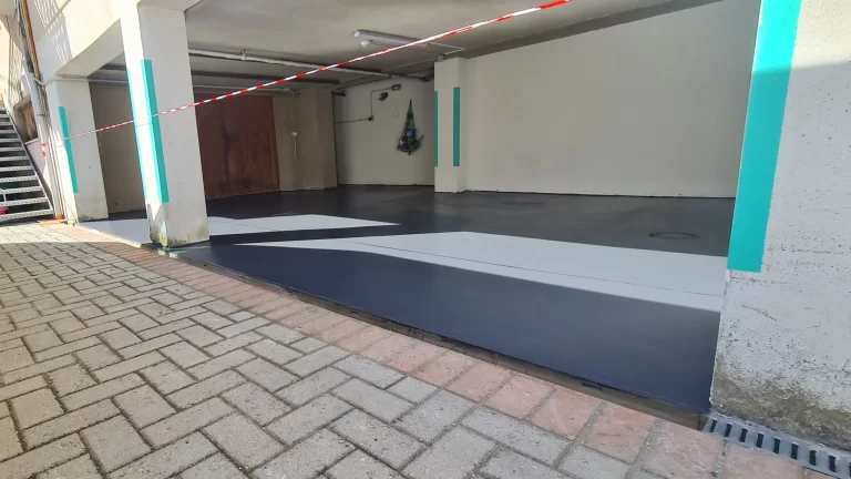 pavimento garage in resina